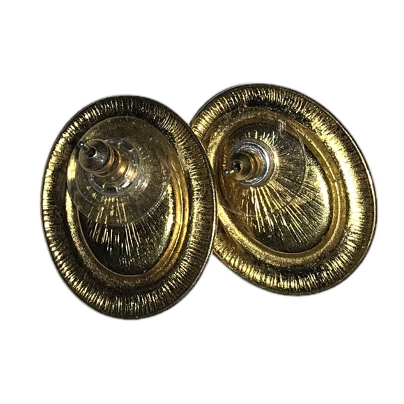 Retro MONET Meets Fabulous Purple Gem Earrings - Picture 8 of 9